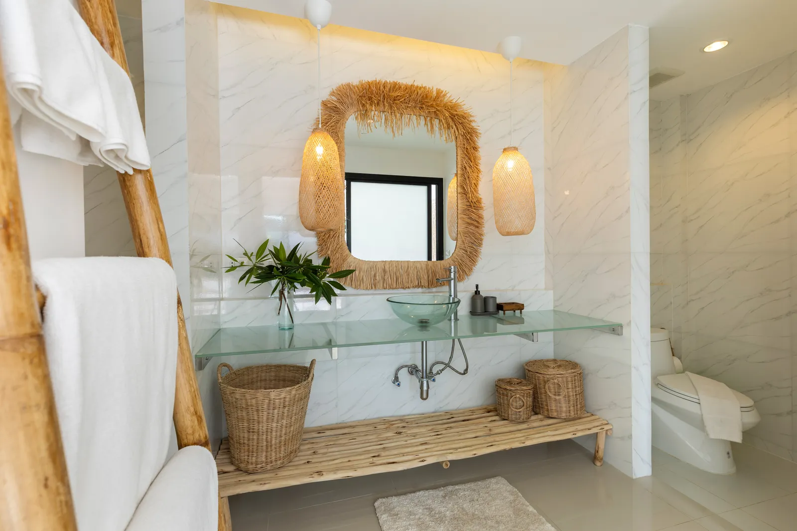 Bathroom 2 at Chaweng Boutique Private Pool Villa